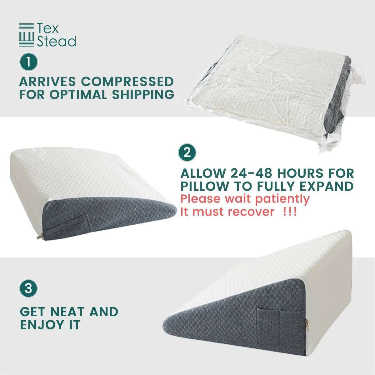 Foam Bed Wedge Pillow