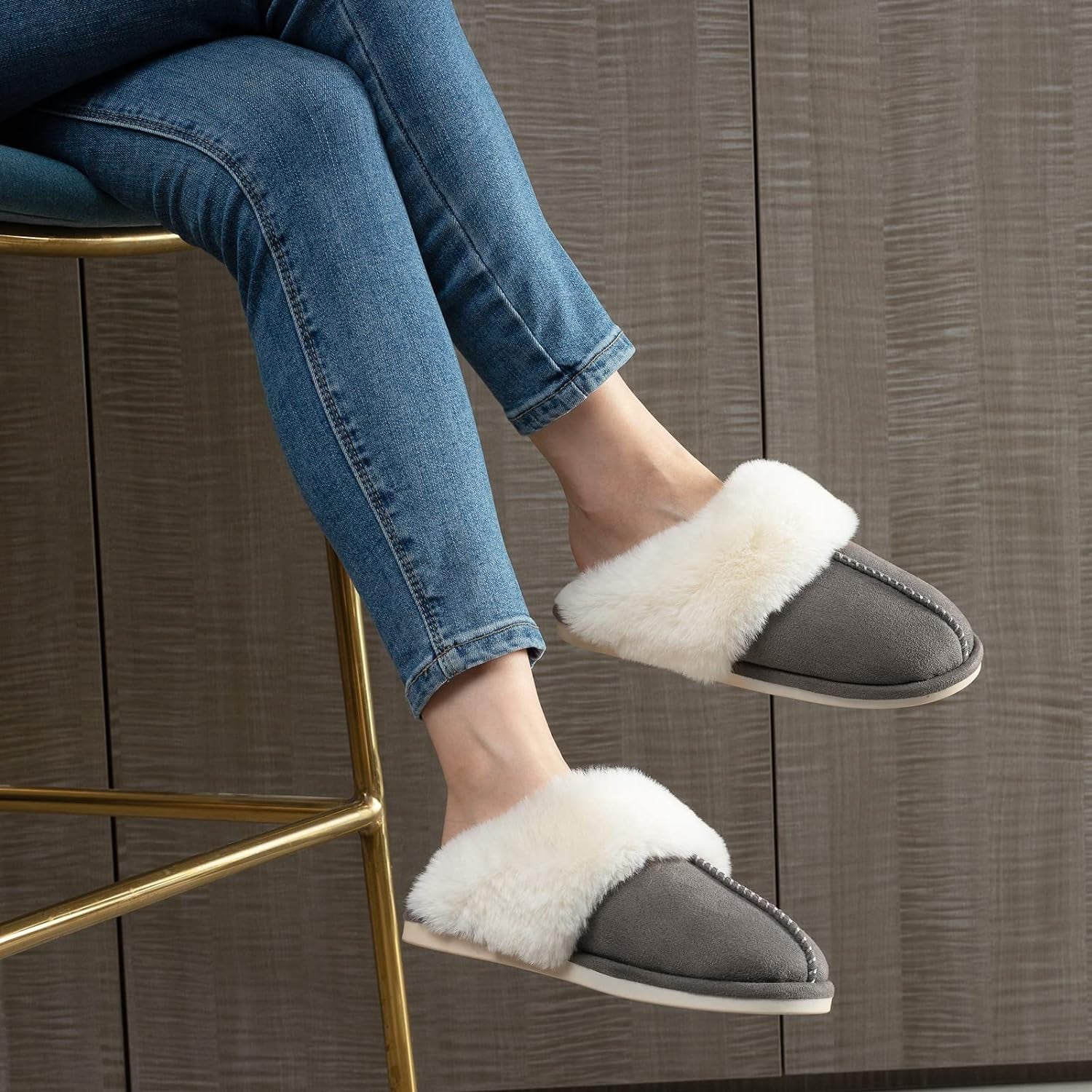 Fluffy Bedroom House Shoes